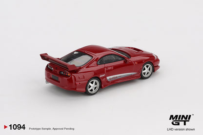 MiniGT - Toyota Supra Mk4 (A80) Veilside Combat V-I (Red) - 1:64 Scale