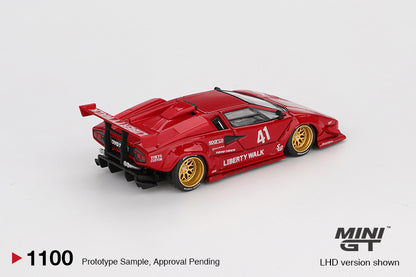 MiniGT - Lamborghini Countach LB-WORKS (Red) - 1:64 Scale