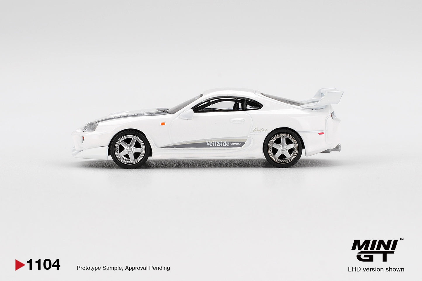 MiniGT - Toyota Supra Mk4 (A80) VeilSide Combat V-I (White) - 1:64 Scale