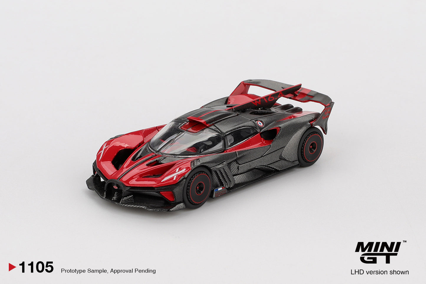 MiniGT - Bugatti Bolide Red - 1:64 Scale