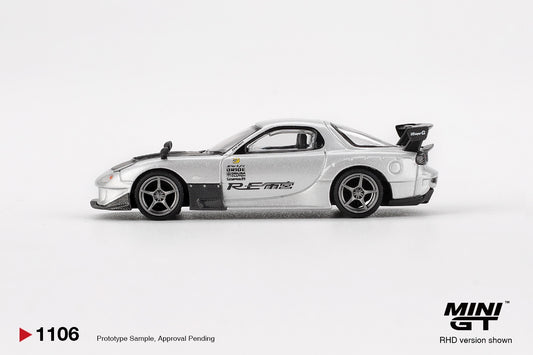 MiniGT - Mazda RX-7 RE-Amemiya (Silver Metallic)