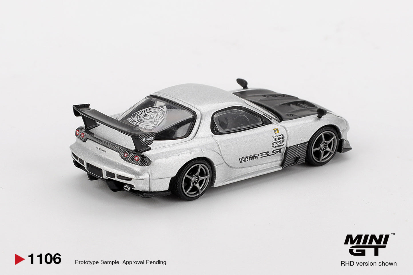MiniGT - Mazda RX-7 RE-Amemiya (Silver Metallic)