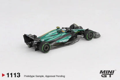 MiniGT - 2024 Aston Martin AMR24 Formula 1 F1 Canada GP - #14 Fernando Alonso