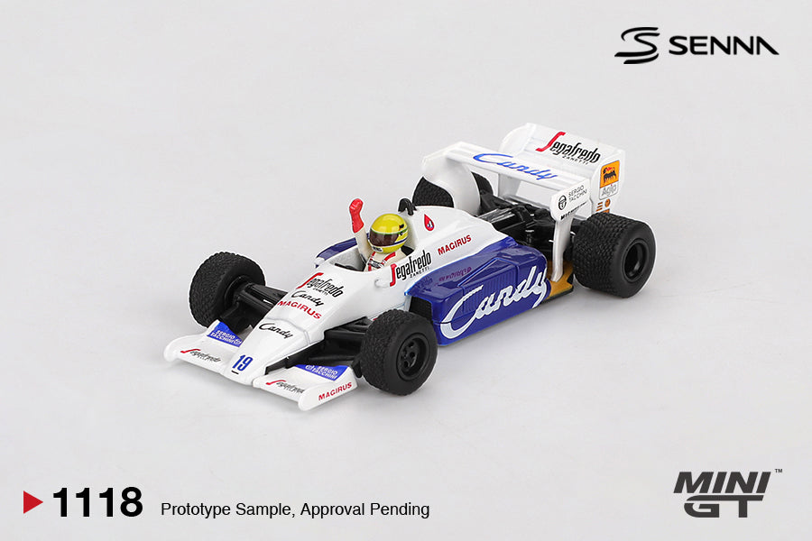 MiniGT - Toleman TG184 #19 Ayrton Senna 1984 Monaco Grand Prix 2nd Place