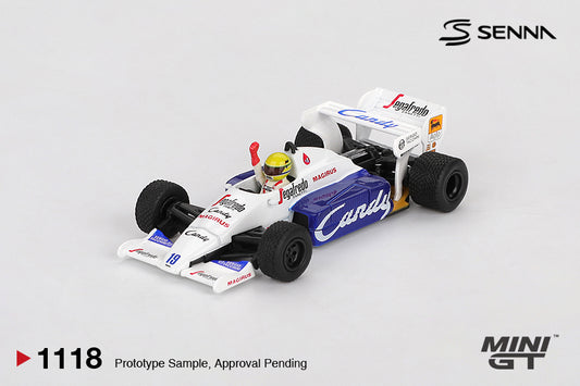 MiniGT - Toleman TG184 #19 Ayrton Senna 1984 Monaco Grand Prix 2nd Place
