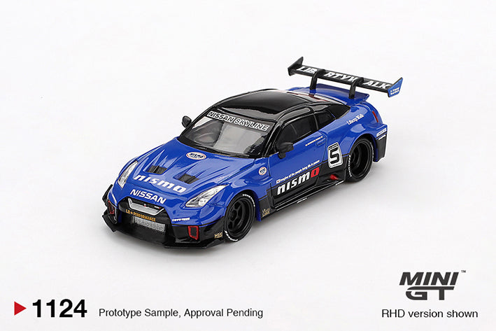 MiniGT - LB-Silhouette WORKS GT Nissan 35GT-RR Ver.2 Blue