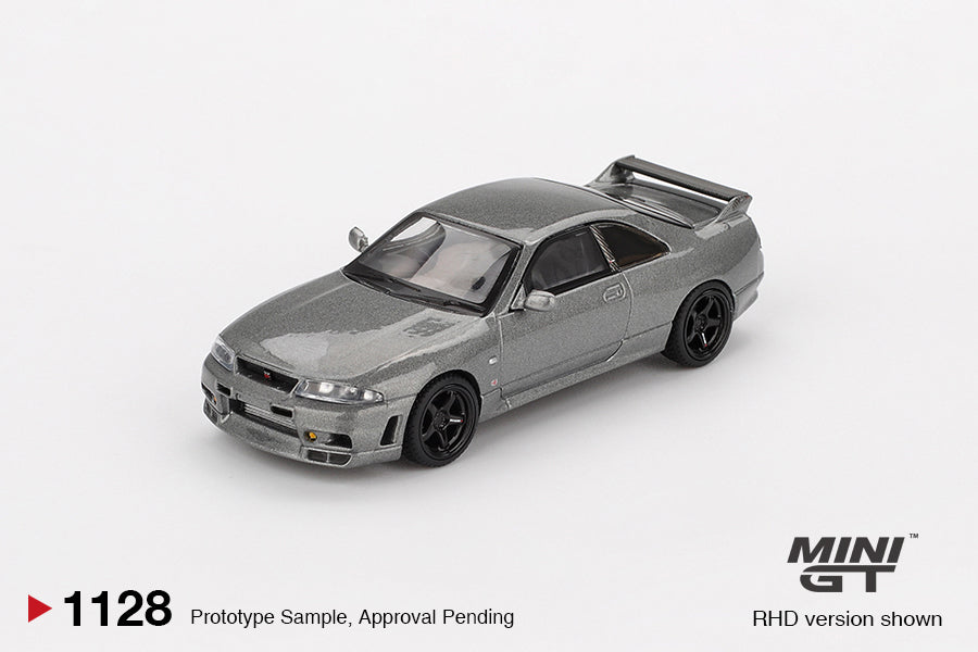 MiniGT - Nissan Skyline GT-R Dark Metal Gray (NISMO BCNR33 CRS Version)