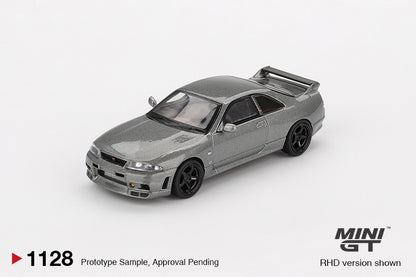 MiniGT - Nissan Skyline GT-R Dark Metal Gray (NISMO BCNR33 CRS Version)