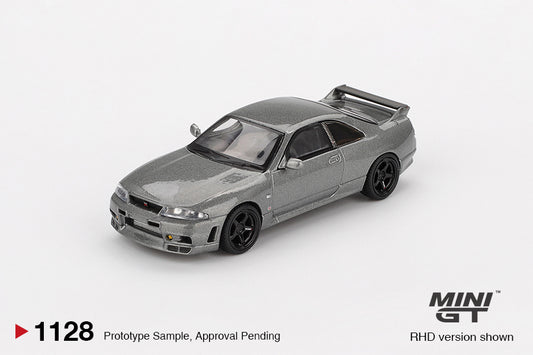 MiniGT - Nissan Skyline GT-R Dark Metal Gray (NISMO BCNR33 CRS Version)