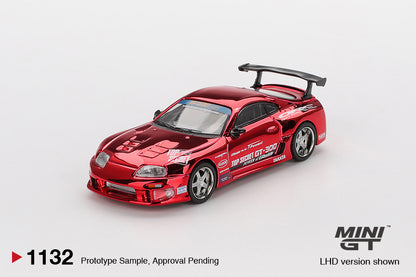 MiniGT - Toyota Supra (A80) 'Top Secret' GT-300 (Top Secret Chrome Red)
