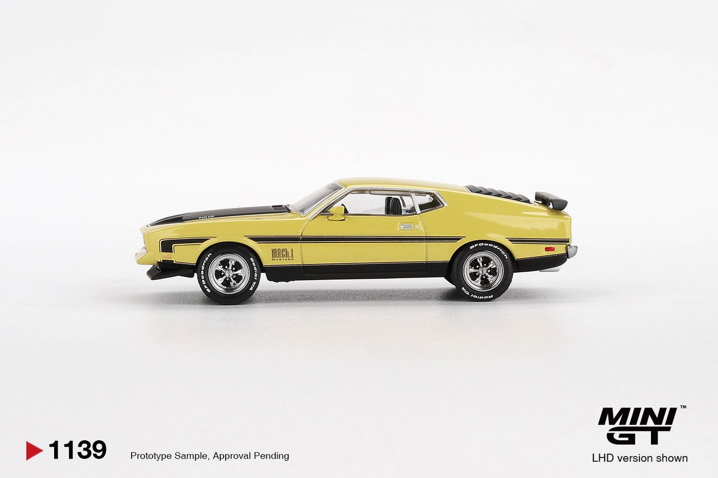 MiniGT - Ford Mustang Mach1 Grabber Yellow