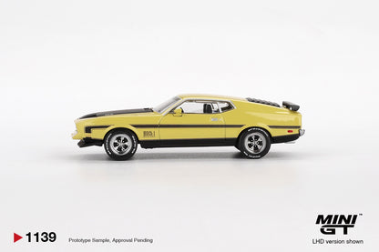 MiniGT - Ford Mustang Mach1 Grabber Yellow