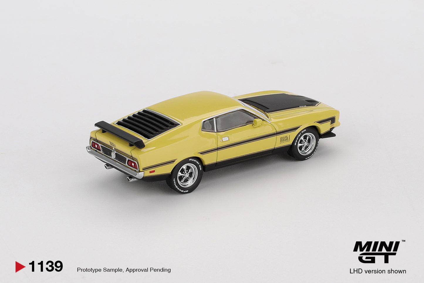 MiniGT - Ford Mustang Mach1 Grabber Yellow