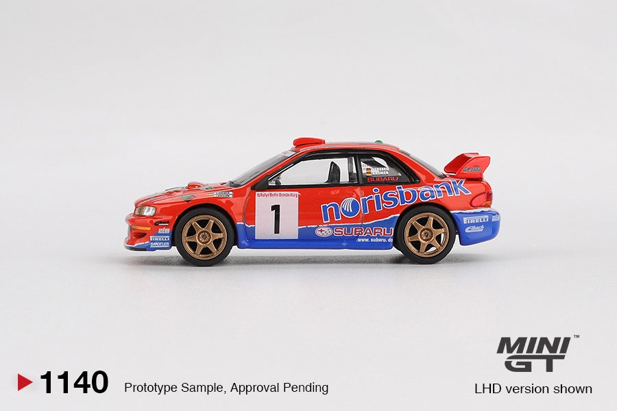 MiniGT - Subaru Impreza WRC97 #1 1999 DRM Champion