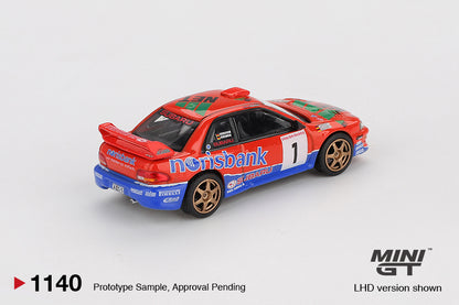MiniGT - Subaru Impreza WRC97 #1 1999 DRM Champion