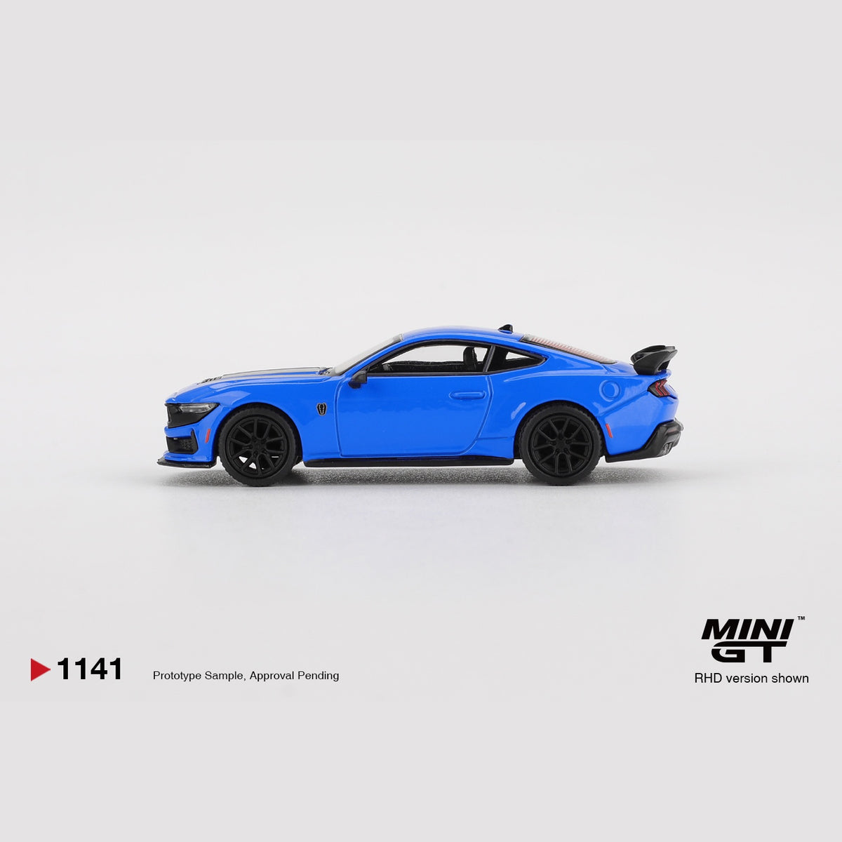 MiniGT -2024 Ford Mustang Dark Horse (Grabber Blue) - 1:64 Scale