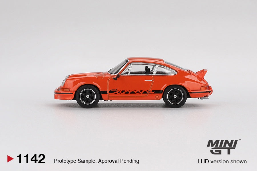 MiniGT - Porsche 911 Carrera RS 2.7 (Tangerine and Black Livery)
