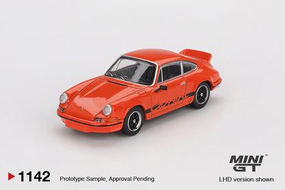 MiniGT - Porsche 911 Carrera RS 2.7 (Tangerine and Black Livery)
