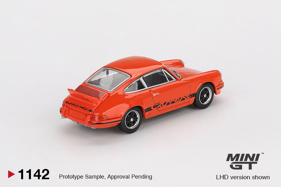 MiniGT - Porsche 911 Carrera RS 2.7 (Tangerine and Black Livery)
