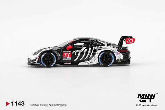 MiniGT - Porsche 911 GT3 R #77 AO Racing 2025 IMSA Petit Le Mans
