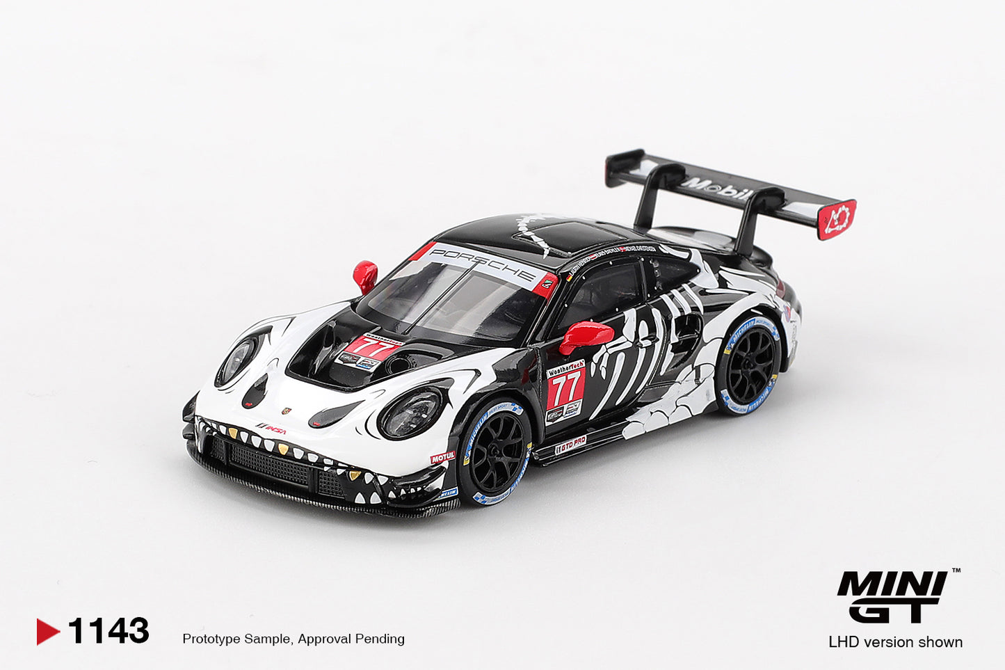 MiniGT - Porsche 911 GT3 R #77 AO Racing 2025 IMSA Petit Le Mans