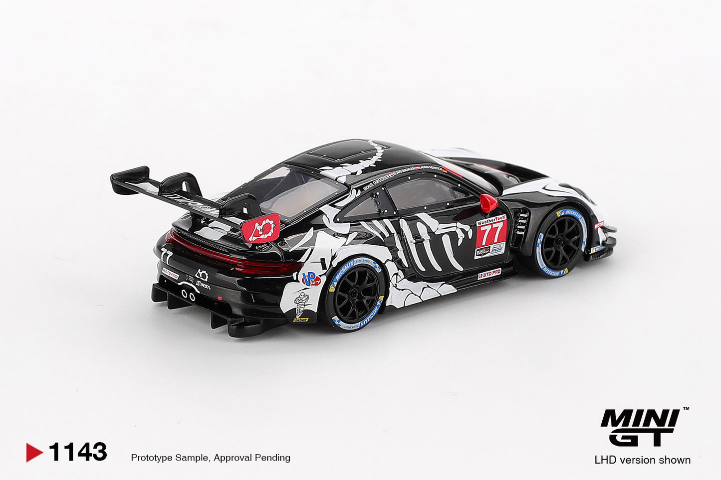 MiniGT - Porsche 911 GT3 R #77 AO Racing 2025 IMSA Petit Le Mans