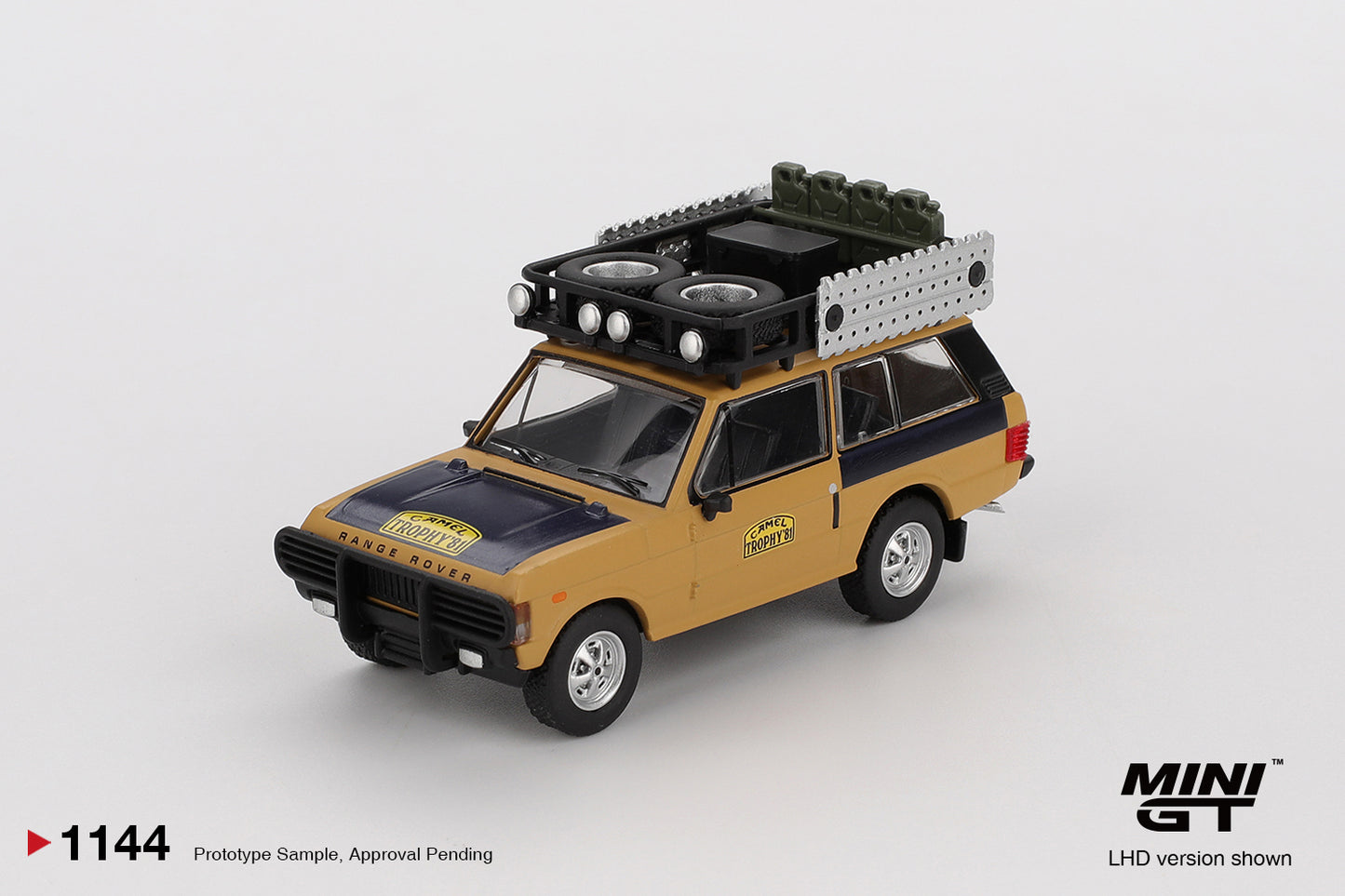 MiniGT - Range Rover 1981 Camel Trophy Sumatra C.Swoboda & K.Mentel Winner