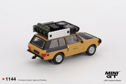 MiniGT - Range Rover 1981 Camel Trophy Sumatra C.Swoboda & K.Mentel Winner