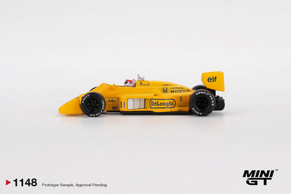MiniGT - Lotus 99T 1987 Monaco GP F1 Formula 1 #11 Satoru Nakajima - 1:64 Scale
