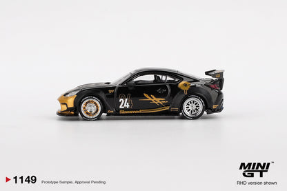 MiniGT - Toyota GR86 LB Nation Black / Gold (Liberty Walk)