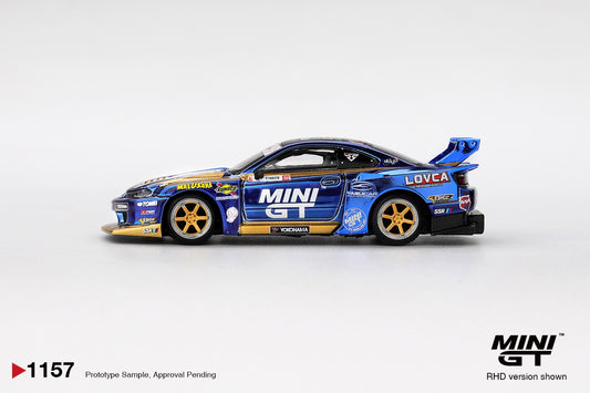 MiniGT - Nissan Silvia (S15) LB-Super Silhouette #555 Team MINI GT Liberty Walk 2025 Formula Drift