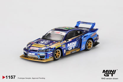 MiniGT - Nissan Silvia (S15) LB-Super Silhouette #555 Team MINI GT Liberty Walk 2025 Formula Drift