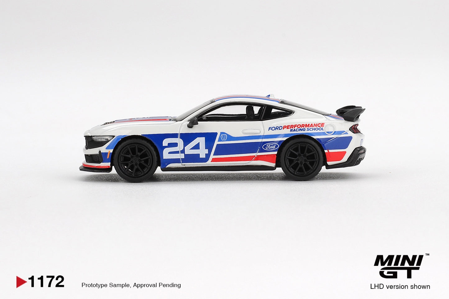 MiniGT - Ford Mustang Dark Horse #24 'Ford Performance Racing School - 1:64 Scale