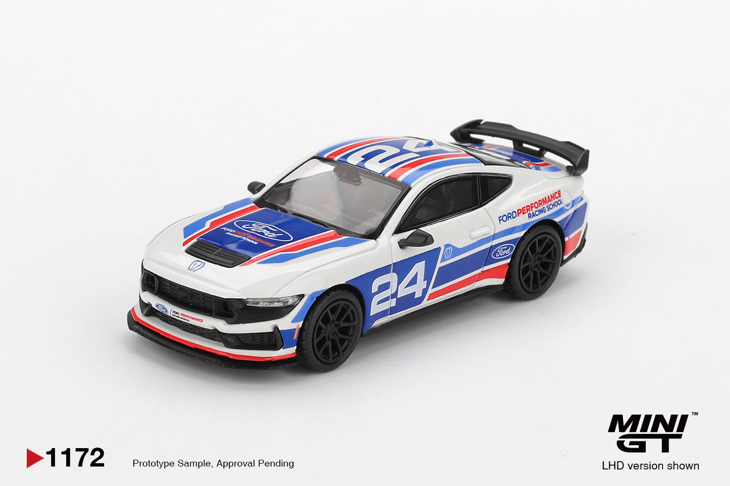 MiniGT - Ford Mustang Dark Horse #24 'Ford Performance Racing School - 1:64 Scale