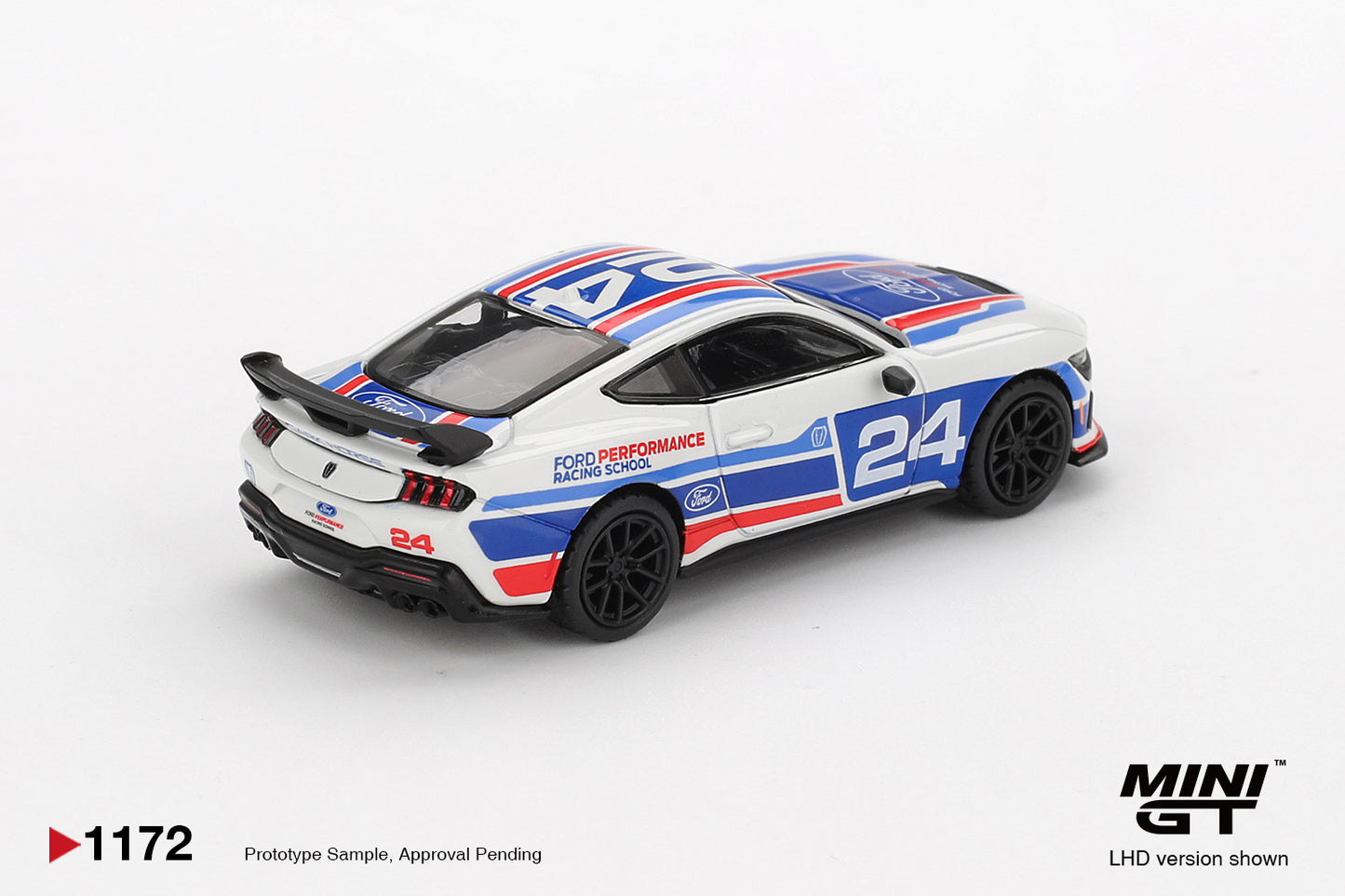 MiniGT - Ford Mustang Dark Horse #24 'Ford Performance Racing School - 1:64 Scale