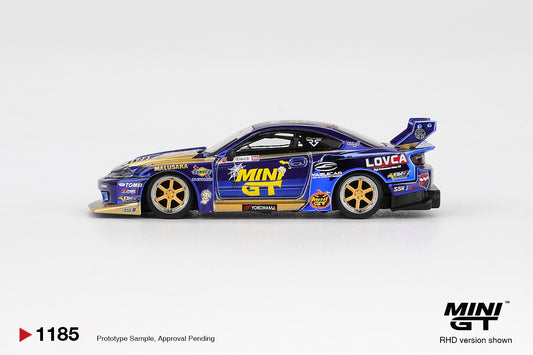 MiniGT - Nissan LB-Super Silhouette (S15) SILVIA #555 Team MINI GT Liberty Walk 2025 Formula Drift 'Halloween Special'