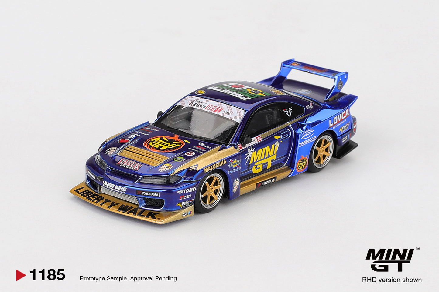 MiniGT - Nissan LB-Super Silhouette (S15) SILVIA #555 Team MINI GT Liberty Walk 2025 Formula Drift 'Halloween Special'
