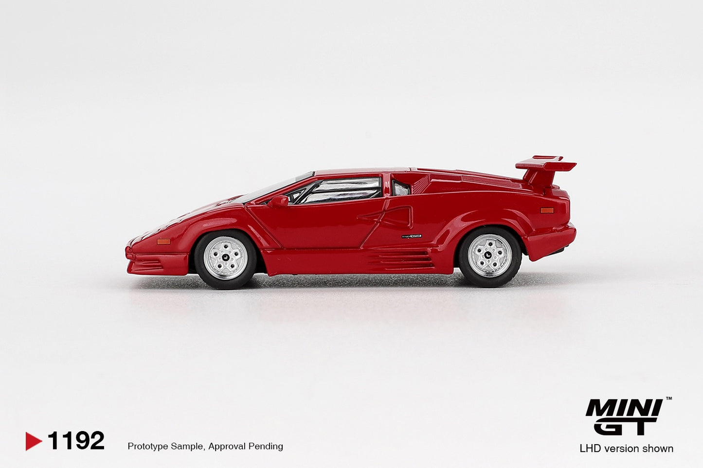 MiniGT - Lamborghini Countach 25th Anniversary (Red) - 1:64 Scale
