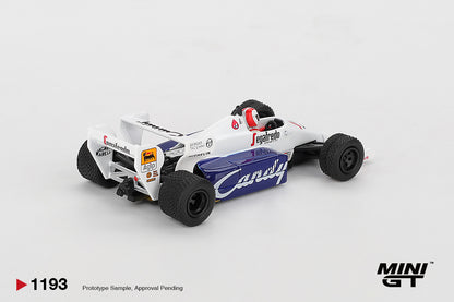 MiniGT - Toleman TG184 1984 Monaco GP F1 Formula 1 #20 Johnny Cecotto
