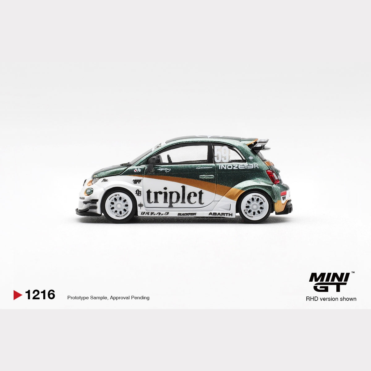 MiniGT - Fiat Abarth 595 LB-WORKS TY Edition