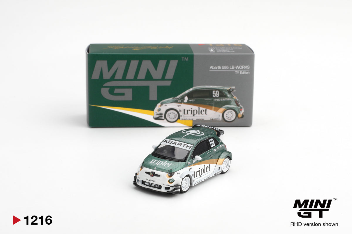 MiniGT - Fiat Abarth 595 LB-WORKS TY Edition