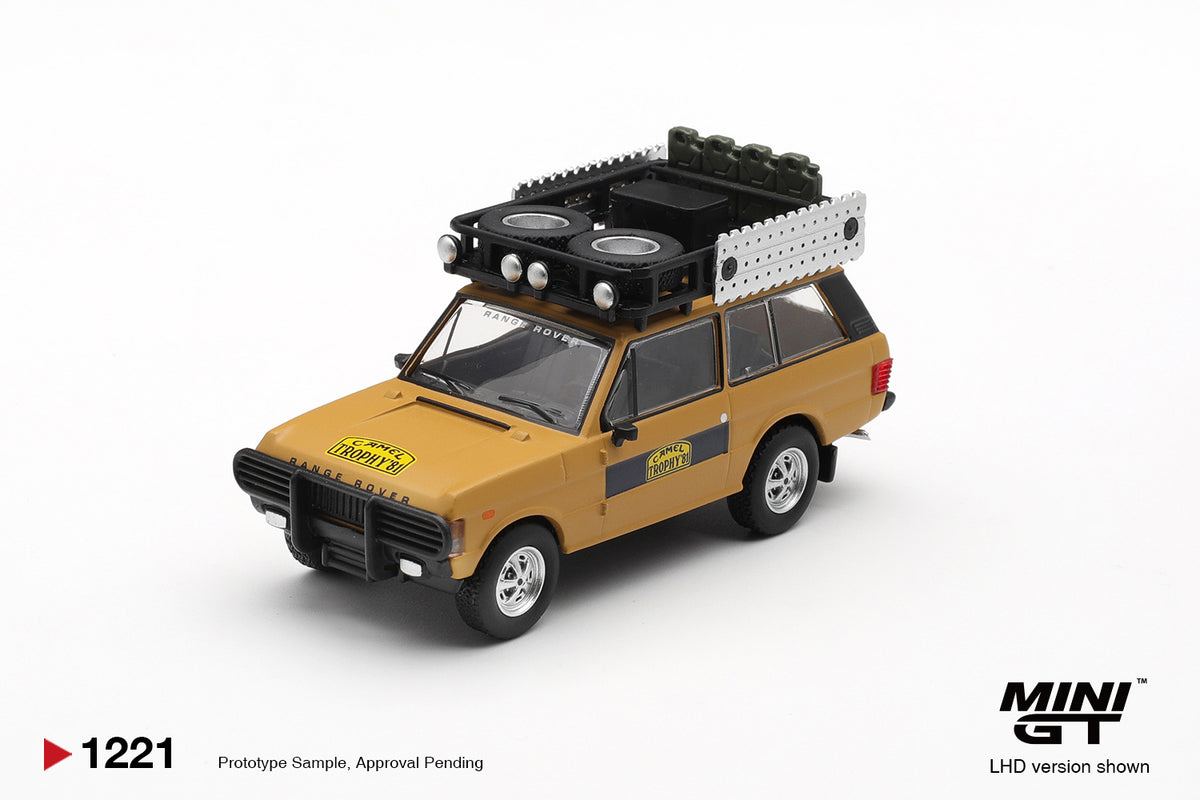 MiniGT - Range Rover 1981 Camel Trophy Sumatra K.Stoppa & A.Valldorf