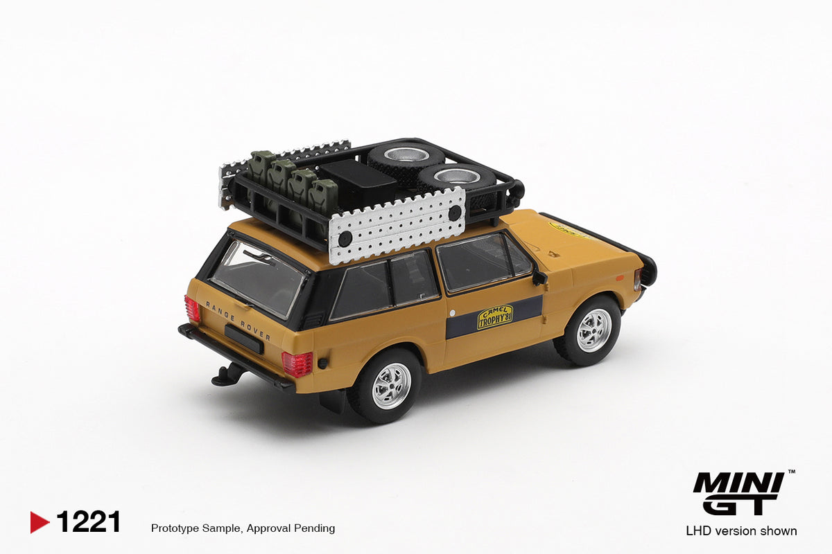 MiniGT - Range Rover 1981 Camel Trophy Sumatra K.Stoppa & A.Valldorf