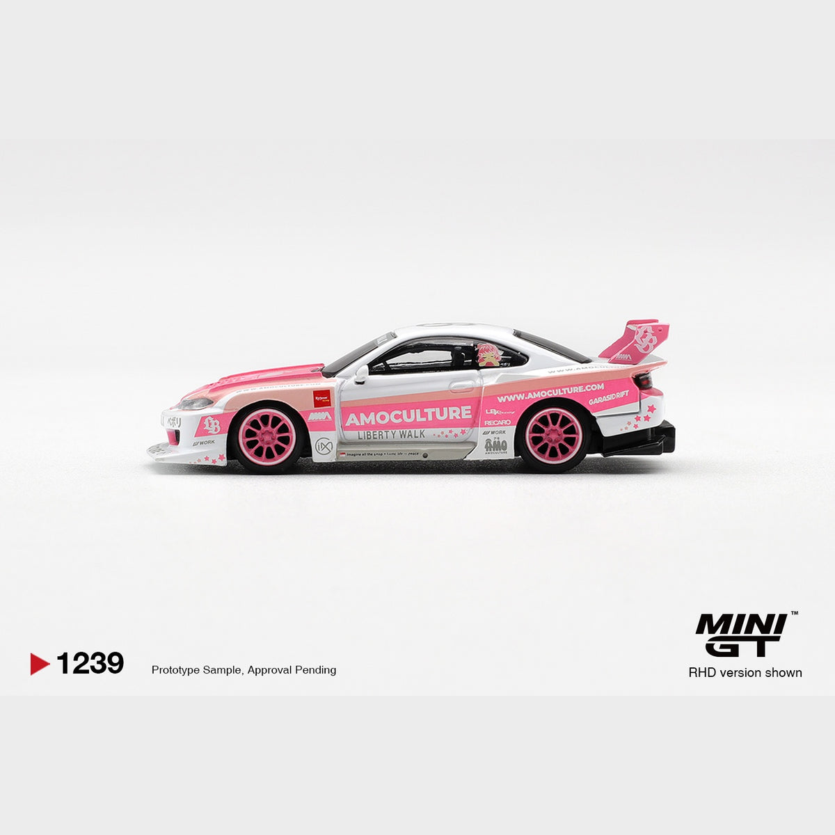 MiniGT - Nissan SILVIA (S15) LB-Super Silhouette AMOCULTURE - 1:64 Scale