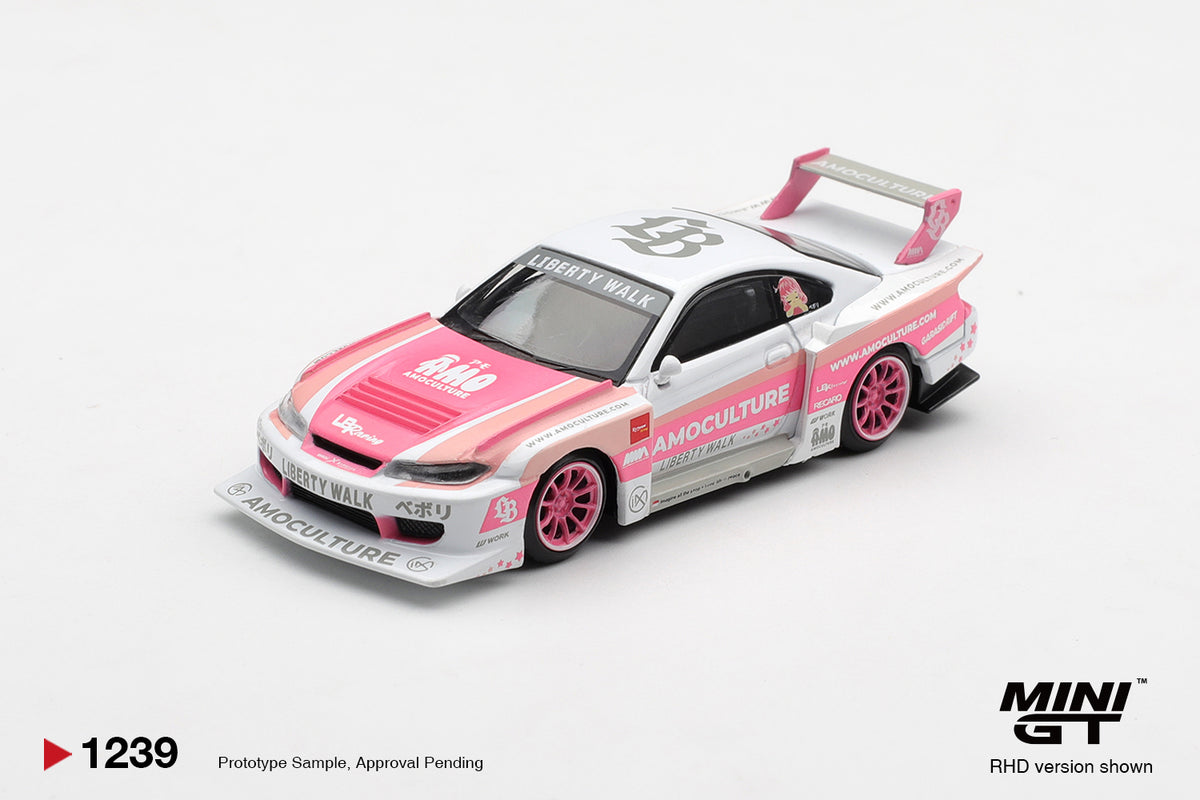 MiniGT - Nissan SILVIA (S15) LB-Super Silhouette AMOCULTURE - 1:64 Scale