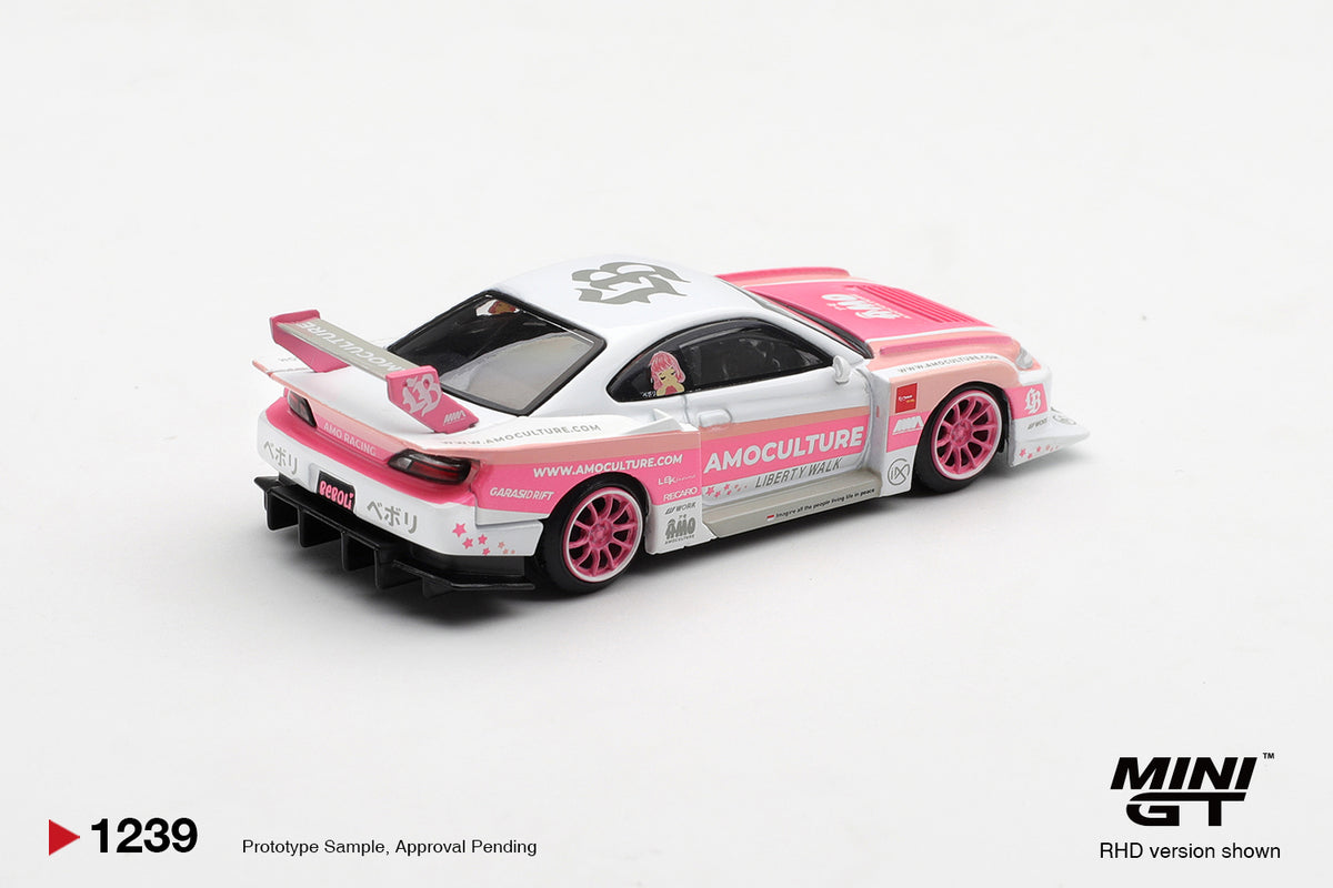 MiniGT - Nissan SILVIA (S15) LB-Super Silhouette AMOCULTURE - 1:64 Scale