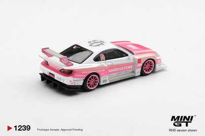 MiniGT - Nissan SILVIA (S15) LB-Super Silhouette AMOCULTURE - 1:64 Scale