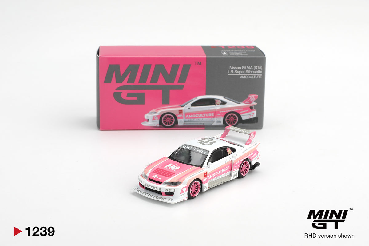 MiniGT - Nissan SILVIA (S15) LB-Super Silhouette AMOCULTURE - 1:64 Scale