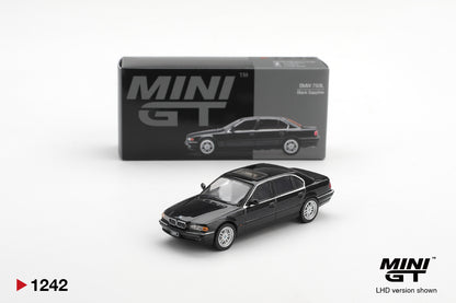 MiniGT - 1999 BMW 750il (E38) Black Sapphire