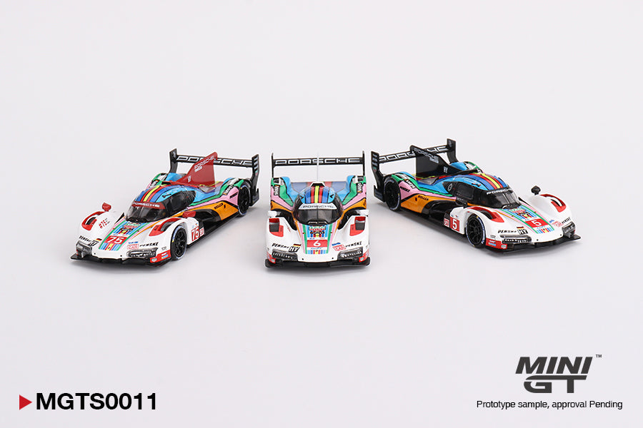 MiniGT - Porsche 963 - Porsche Penske Motorsport 2023 24hr Le Mans - 3 Car Set